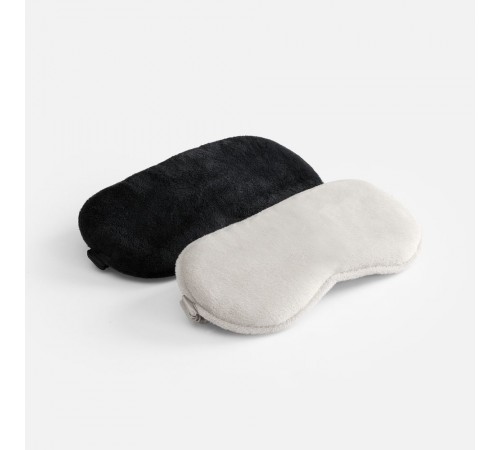 Двухстороняя маска для сна Veluto, серая