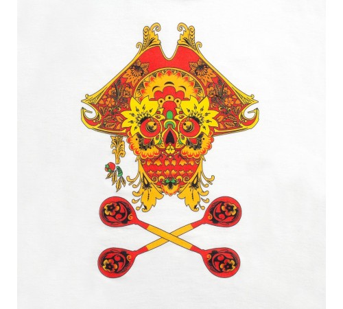 Футболка Yo Ho Hohloma, белая