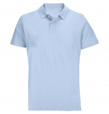 Рубашка поло унисекс Pulse, голубая