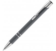 Ручка шариковая Keskus Soft Touch, серая