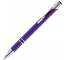 Ручка шариковая Keskus Soft Touch, фиолетовая