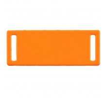 Шильдик металлический Kova, оранжевый неон