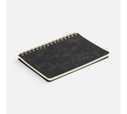 Ежедневник Spiral, недатированный, черный