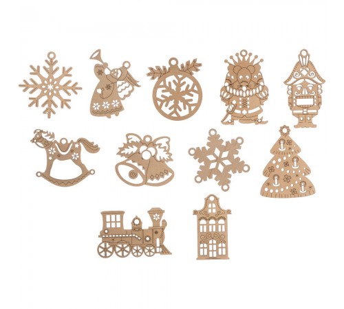 Новогодняя книга «Щелкунчик» с подвесками