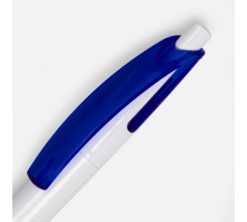 Ручка шариковая Bento, белая с синим
