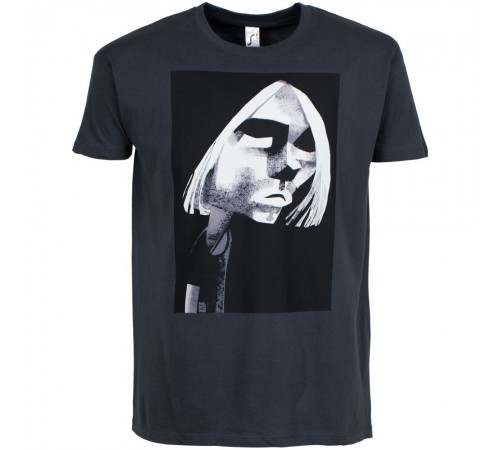 Футболка «Меламед. Kurt Cobain», темно-серая