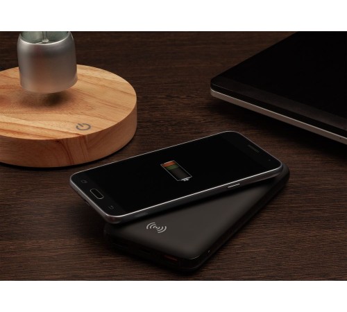 Аккумулятор Quick Charge Wireless 10000 мАч, черный Аккумулятор Quick Charge Wireless 10000 мАч, черный