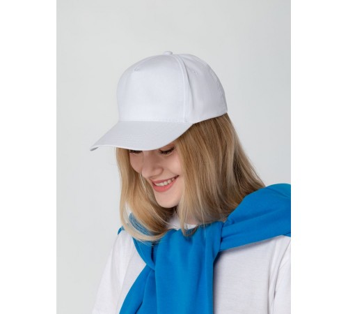 Бейсболка Promo, белая