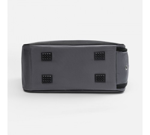 Спортивная сумка Atlantes, светло-серая с черным