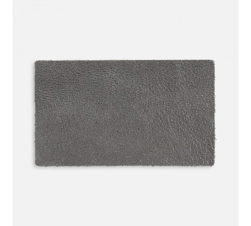 Лейбл кожаный Pasek, M, серый