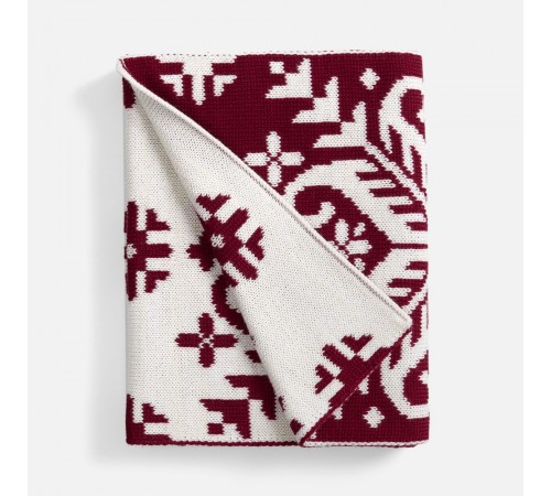 Шарф Wintertude L, красный с белым