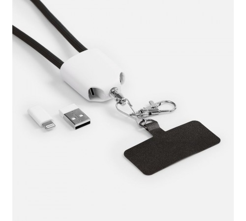 Кабель-ланьярд energyFlex Pro, черный