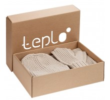 Набор Nordkyn Full Set с шарфом, бежевый