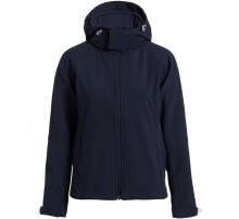 Куртка женская Hooded Softshell темно-синяя