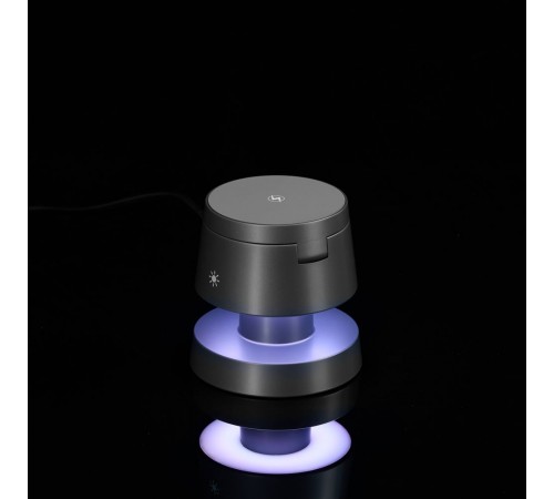 Станция беспроводной зарядки с подсветкой Lume, серая