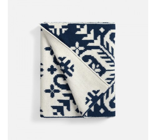 Шарф Wintertude M, синий с белым