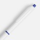 Ручка шариковая Bright Pop, белая с синим