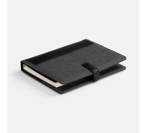 Ежедневник-органайзер Twill, недатированный, черный