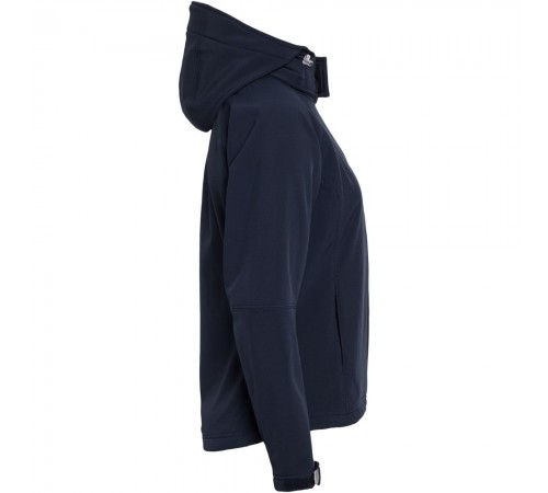 Куртка женская Hooded Softshell темно-синяя
