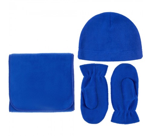 Варежки Fleecy, ярко-синие