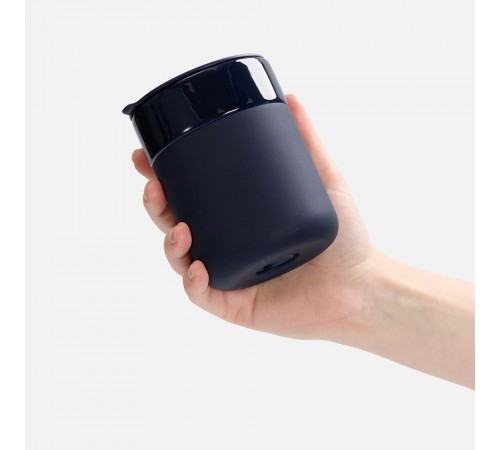 Кружка Nabo с силиконовым держателем, темно-синяя