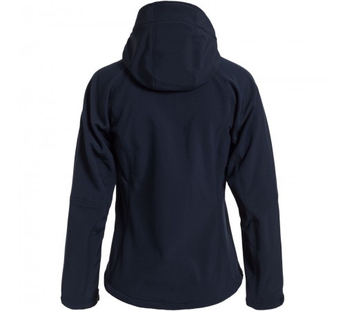 Куртка женская Hooded Softshell темно-синяя