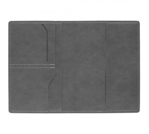 Обложка для паспорта Petrus, серая