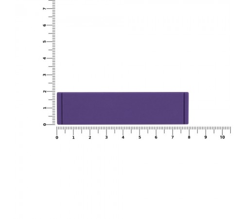 Лейбл из ПВХ Dzeta, S, фиолетовый