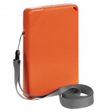 Плоская бутылка для воды Flacon, оранжевая