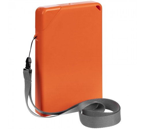 Плоская бутылка для воды Flacon, оранжевая