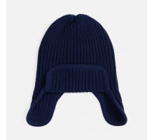 Шапка-ушанка Catch Match, темно-синяя
