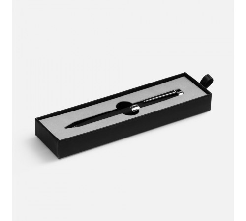 Ручка шариковая Broad Ring Soft Touch в футляре, черная