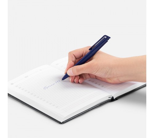 Ручка шариковая Senator Kantaro, матовая, темно-синяя