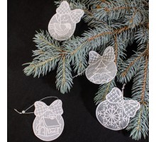 Набор подвесок «Зимние узоры»