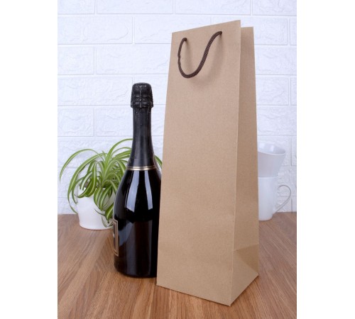 Пакет под бутылку Vindemia, крафт Пакет под бутылку Vindemia, крафт