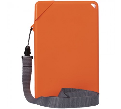 Плоская бутылка для воды Flacon, оранжевая