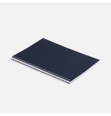 Блокнот Salvador в клетку, темно-синий