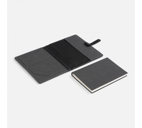 Ежедневник-органайзер Twill, недатированный, черный