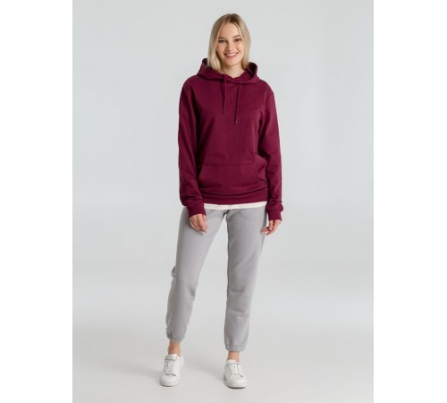 Толстовка с капюшоном унисекс Hoodie, бордовая