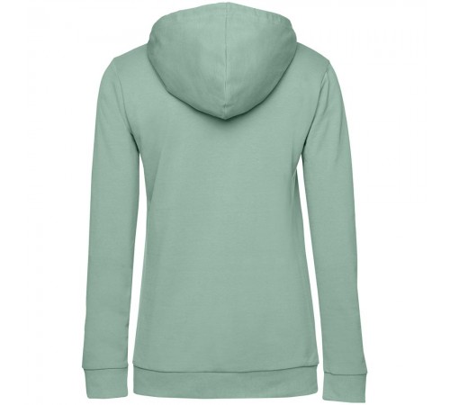 Толстовка с капюшоном женская Hoodie, серо-зеленая