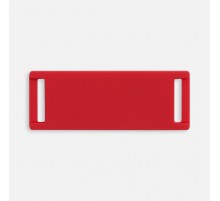 Лейбл из ПВХ Kova, красный