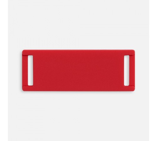 Лейбл из ПВХ Kova, красный