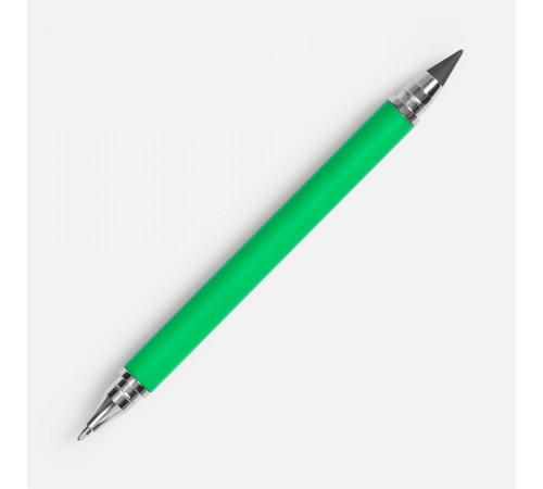 Ручка шариковая и вечный карандаш Diptych, зеленая