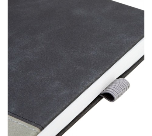 Ежедневник Horizon, недатированный, серый с черным