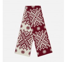 Шарф Wintertude L, красный с белым
