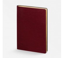 Ежедневник Nebraska Flex, недатированный, бордовый с золотистым