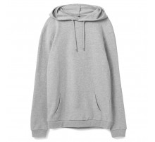Толстовка с капюшоном унисекс Hoodie, серый меланж
