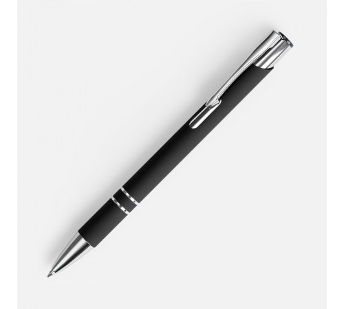 Ручка шариковая Keskus Soft Touch в футляре, черная