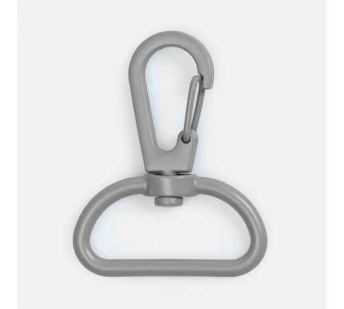Застежка-карабин Snap Hook, L, серая