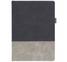 Ежедневник Horizon, недатированный, серый с черным